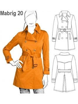 TRENCH CLASICO MUJER, BOLSILLOS 