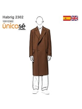 MOLDE ABRIGO SASTRERO HOMBRE 2302