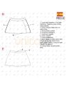 MOLDE ESCOLAR FALDA SHORT 2302