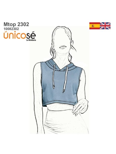 MOLDE TOP DEPORTIVO MUJER 2302
