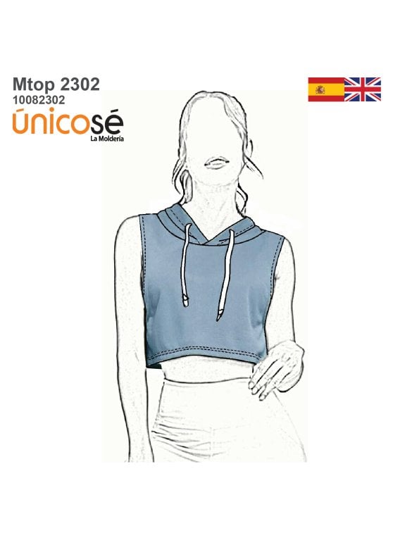 MOLDE TOP DEPORTIVO MUJER 2302