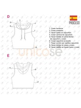 MOLDE TOP DEPORTIVO MUJER 2302