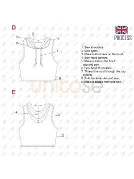 MOLDE TOP DEPORTIVO MUJER 2302