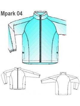 CORTAVIENTO MUJER, MANGA RAGLAND.