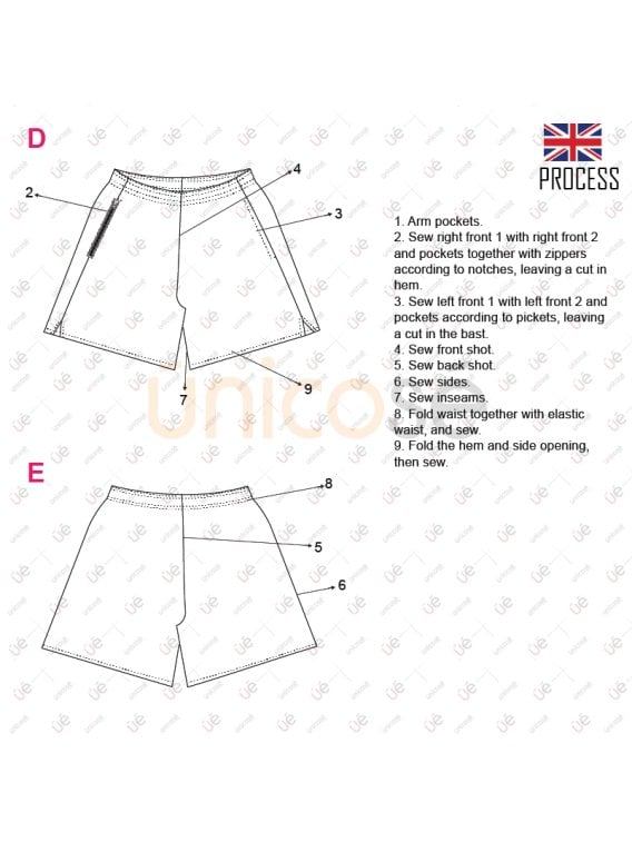 MOLDE SHORT RUGBY HOMBRE 2301