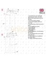 MOLDE PANTALON JEAN MOM MUJER 2304