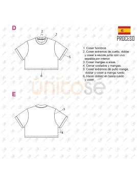 MOLDE TOP OVERSIZE MUJER 2303