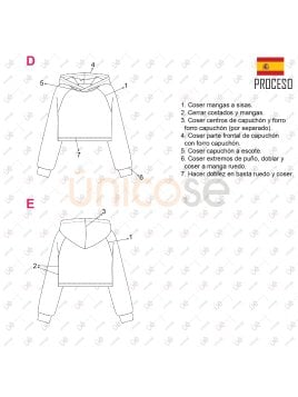 MOLDE POLERON  TOP MUJER 2301