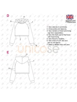 MOLDE POLERON  TOP MUJER 2301