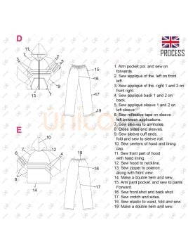 MOLDE BUZO ESCOLAR UNISEX 2302