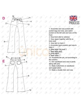 PANTALON JEAN PIERNA ANCHA MUJER 2303