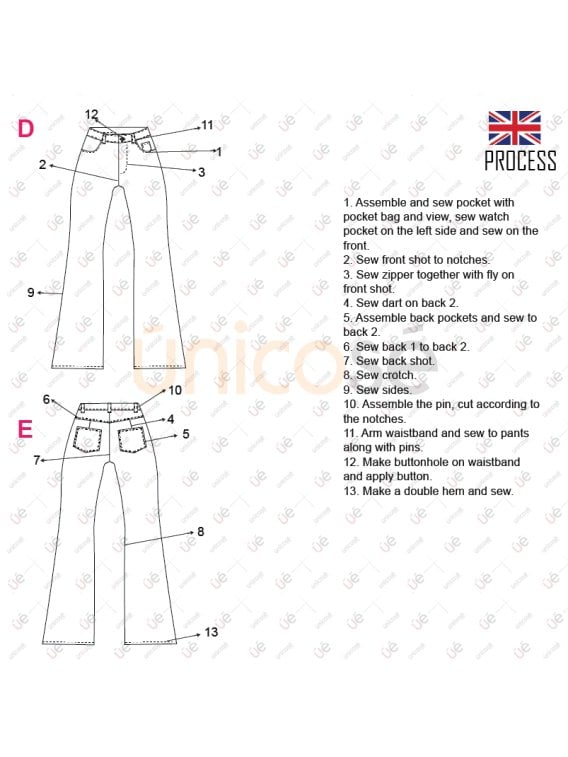 PANTALON JEAN PIERNA ANCHA MUJER 2303