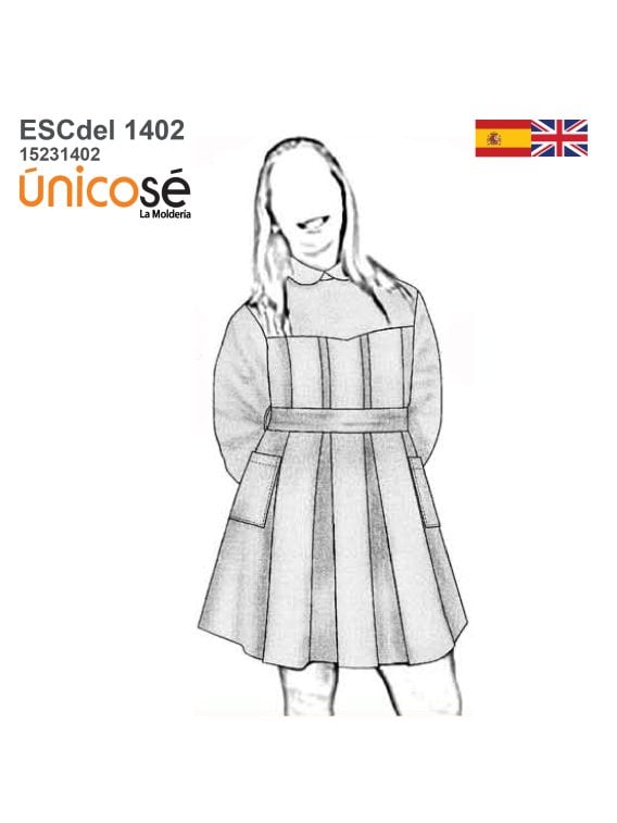 MOLDE DELANTAL GUARDAPOLVO ESCdel 1402