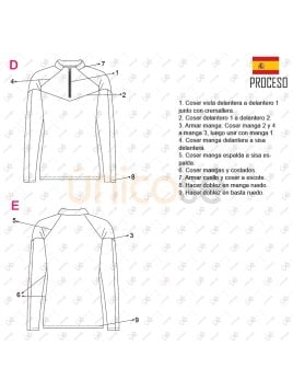MOLDE DEPORTE SUDADERA 2302