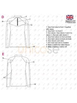 MOLDE DEPORTE SUDADERA 2302