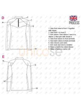 MOLDE DEPORTE SUDADERA 2302