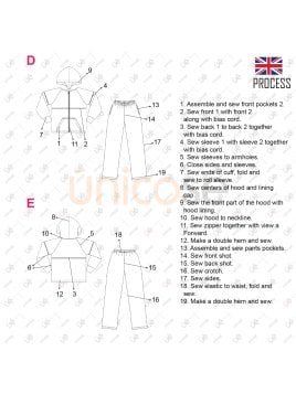 MOLDE BUZO ESCOLAR RAGLAN 2303