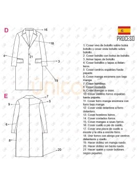 MOLDE ABRIGO CLASICO HOMBRE 2304