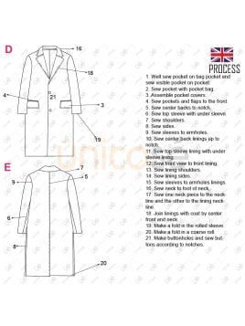 MOLDE ABRIGO CLASICO HOMBRE 2304