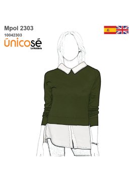 MOLDE POLERON SUETER MUJER 2303