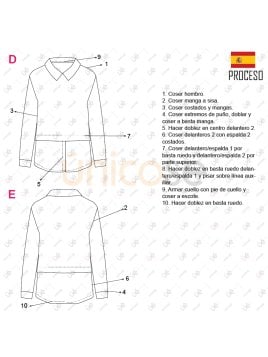 MOLDE POLERON SUETER MUJER 2303