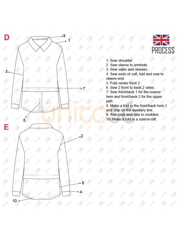 MOLDE POLERON SUETER MUJER 2303
