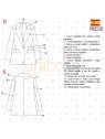 MOLDE CHAQUETA BLAZER OVERSIZE MUJER 2306