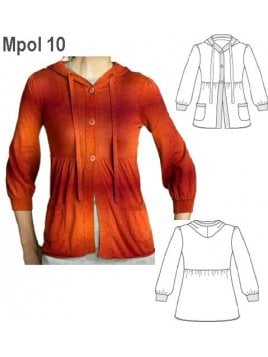 POLERON MODA JUVENIL, BOLSILLOS DE PARCH