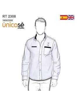 MOLDE CAMISA TRABAJO GUARDIA RT 2308