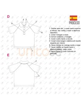MOLDE POLERA BASICA ESCOLAR 2302
