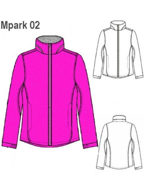 PARKA CORTES MUJER.