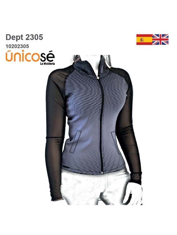 MOLDE DEPORTE CHAQUETA MUJER 2305