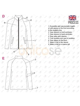 MOLDE DEPORTE CHAQUETA MUJER 2305