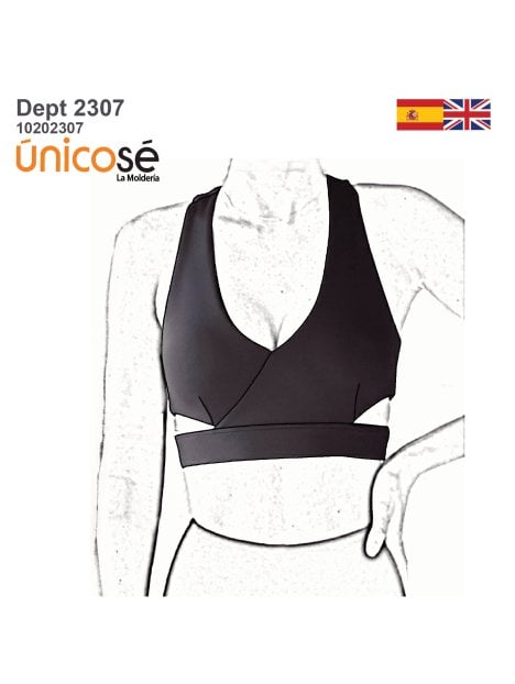 MOLDE DEPORTE TOP MUJER 2307