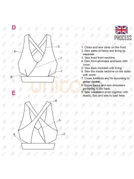 MOLDE DEPORTE TOP MUJER 2307