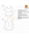 MOLDE DEPORTE TOP MUJER 2308