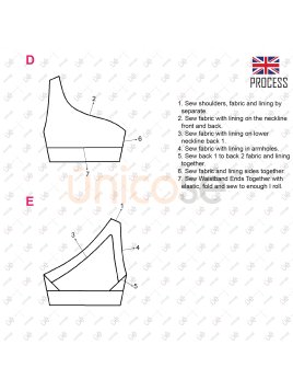 MOLDE DEPORTE TOP MUJER 2309