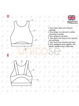 MOLDE DEPORTE TOP MUJER 2310