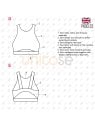MOLDE DEPORTE TOP MUJER 2310
