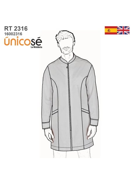 MOLDE TRABAJO BATA SANITARIA RT 2316