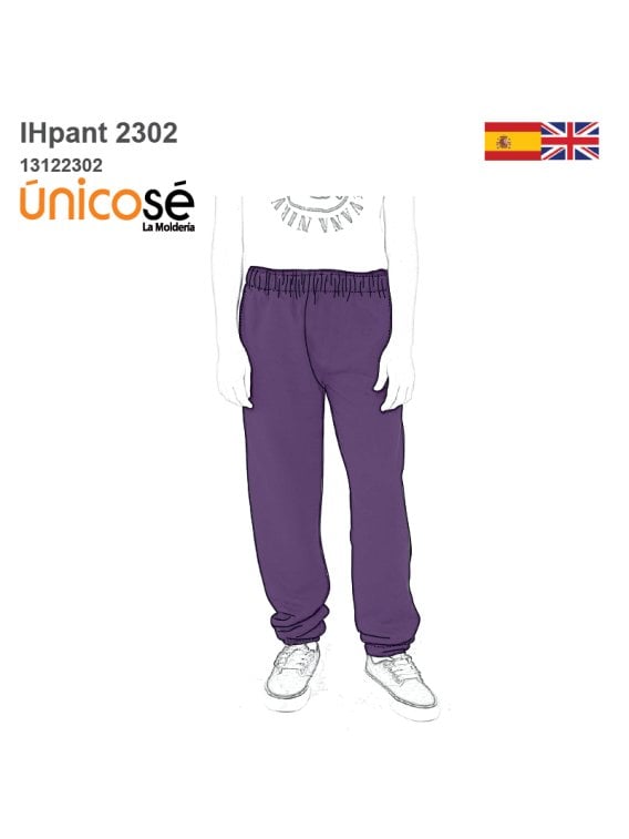 MOLDE PANTALON NIÑO JOGGING 2302