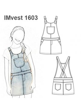 VESTIDO JARDINERA NIÑA NENA