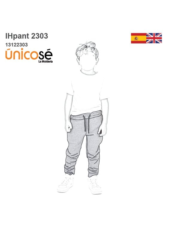 MOLDE PANTALON JOGGING NIÑO 2303