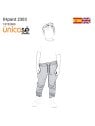 MOLDE PANTALON JOGGING NIÑO 2303
