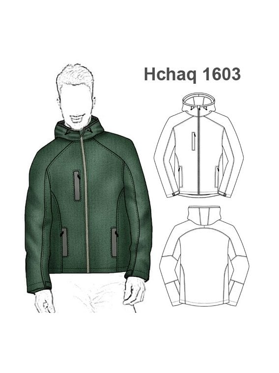 MOLDES CHAQUETA SPORT HOMBRE
