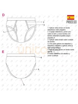 MOLDE INTERIOR CALZONCILLO BEBE 2301