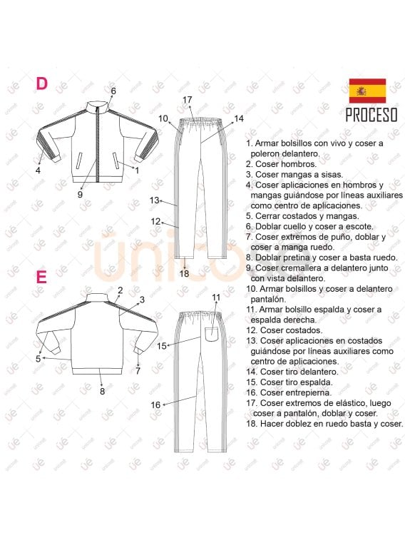 MOLDE BUZO CLASICO NIÑO 2301