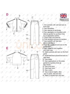 MOLDE BUZO CLASICO NIÑO 2301