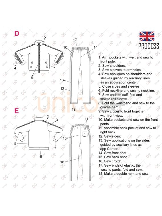 MOLDE BUZO CLASICO NIÑO 2301