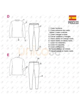 MOLDE DEPORTE CONJUNTO NIÑO 2207IN